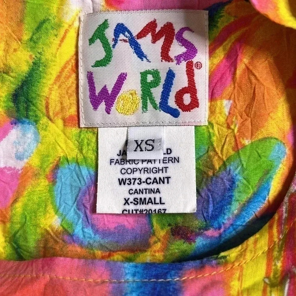 Jams World New Cantina short beach dress sleeveless NWT Dress Size XS W3… - Picture 3 of 5